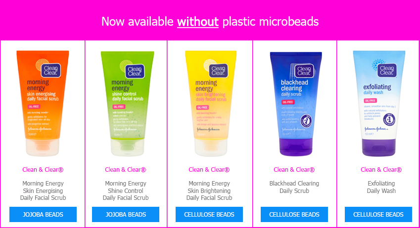 Facial Scrubs without Plastic Microbeads – Clean & Clear